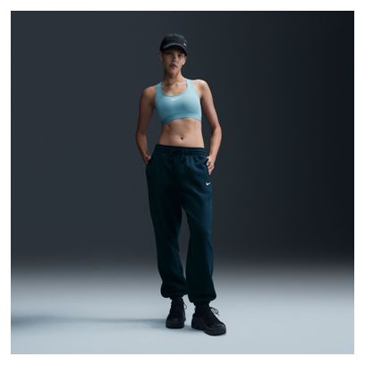 Brassière Nike Swoosh Medium Support Bleu Femme