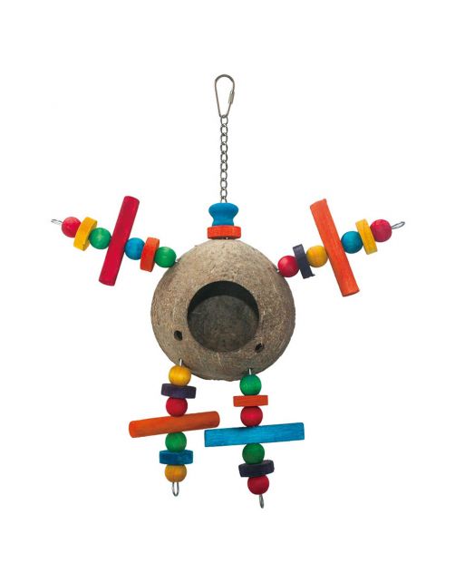 Keddoc Vogelspeelgoed Coco Fun - Vogelspeelgoed - 40x20x12 cm Multi-Color