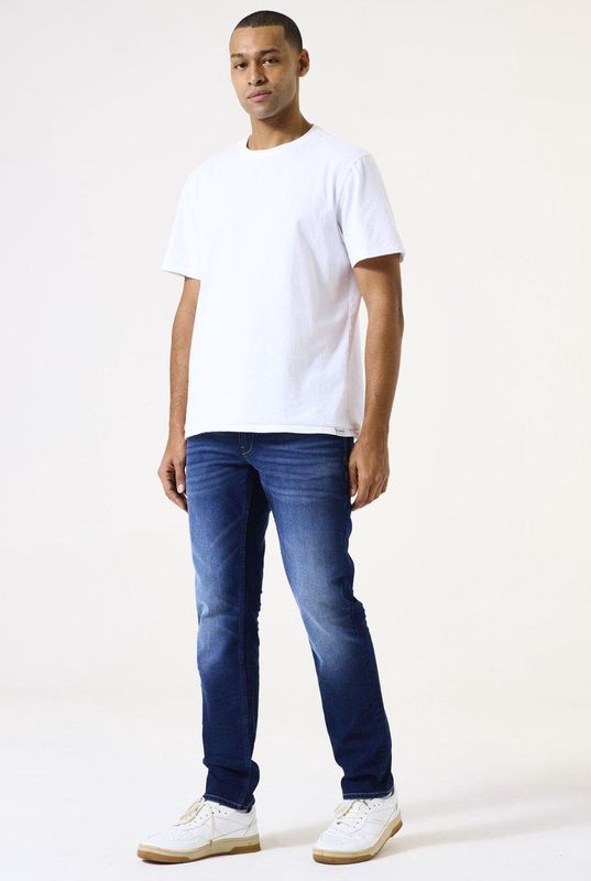 GARCIA - Russo - Jeans - Blauw - Tapered Fit