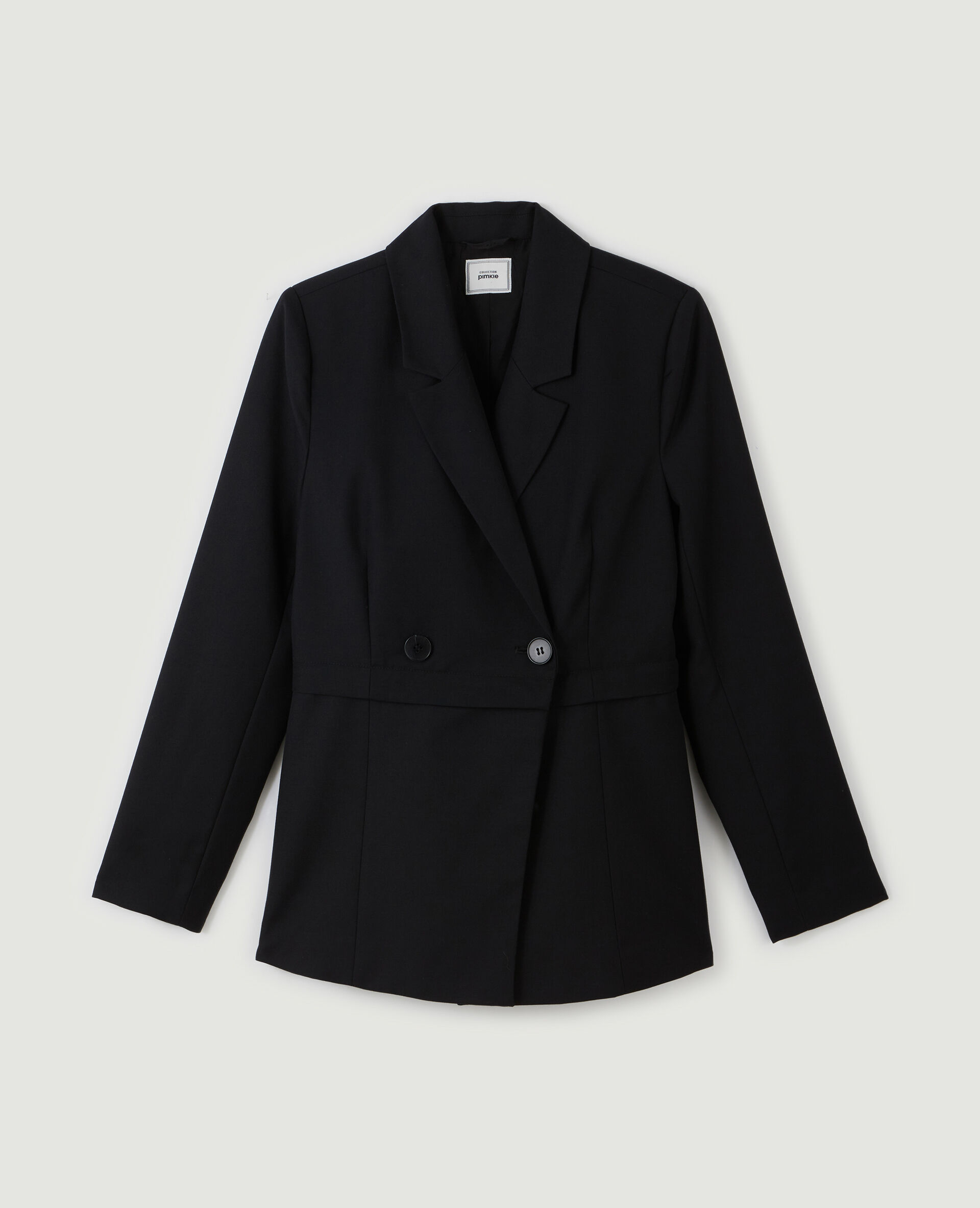Veste blazer 2 longueurs - Noir