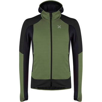 Montura Stretch Color 2 Maglia Fleecejacke Verde Salvia Herren