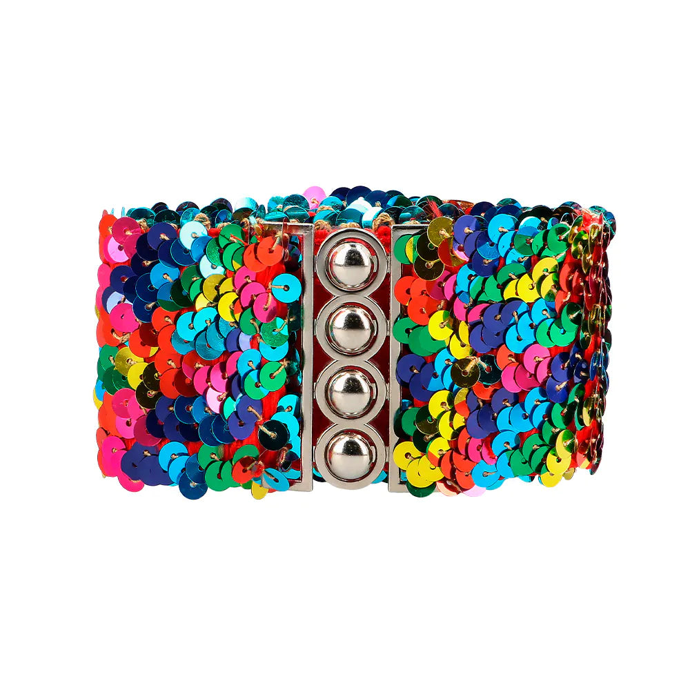 Regenboog Riem Pailletten