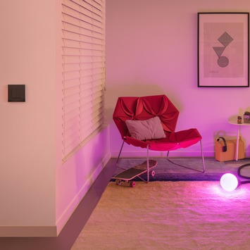 Niko Dimschakelaar Philips Hue Antraciet