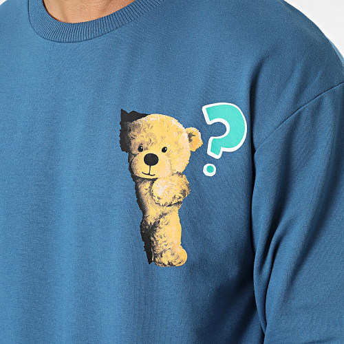 Sweat Crewneck GK-1012 Bleu Marine