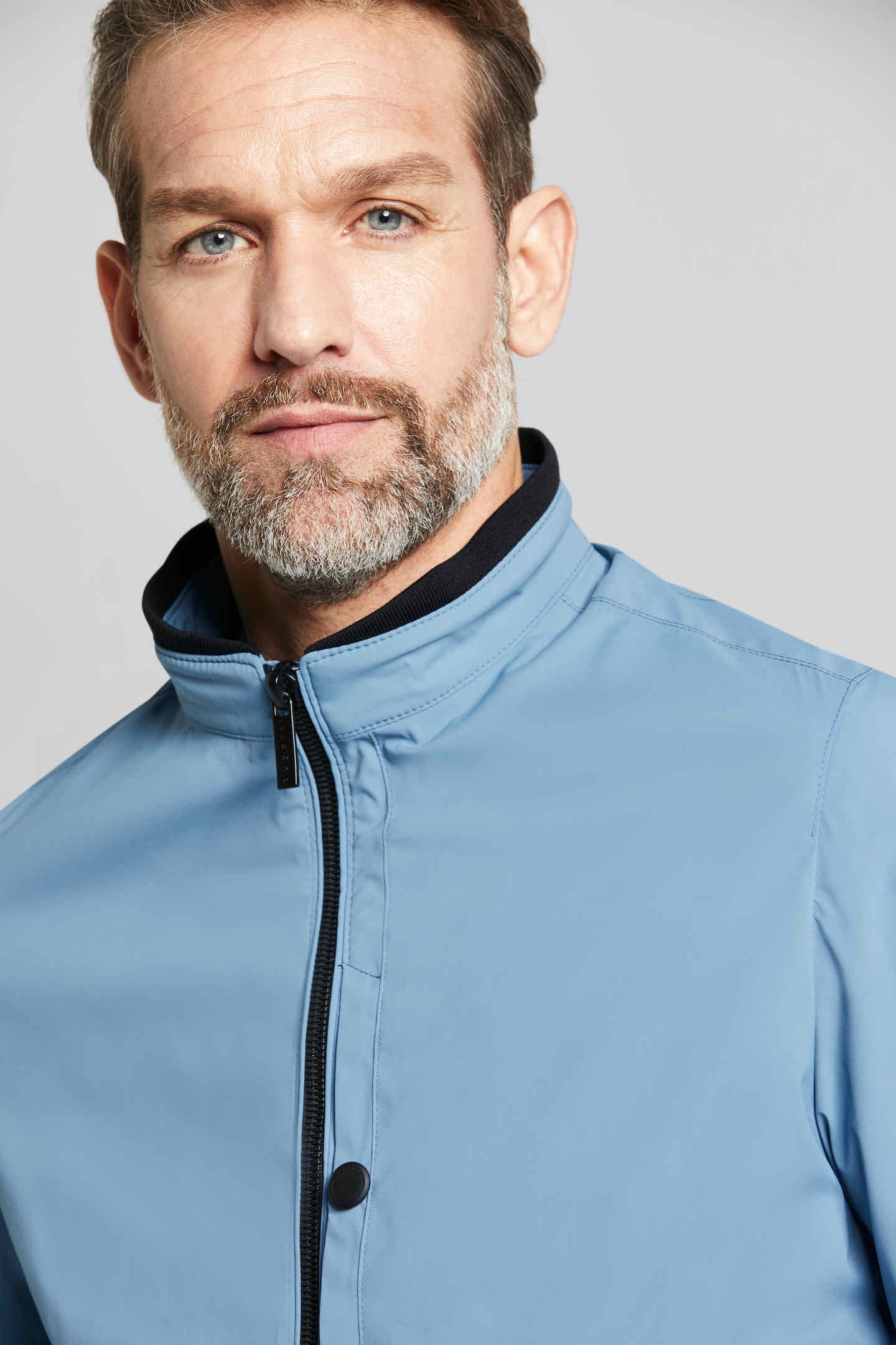 bugatti Blouson ohne Kapuze mit Stehkragen
