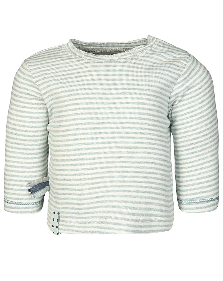 Langarm-Shirt KIRAZ gestreift in mint melange
