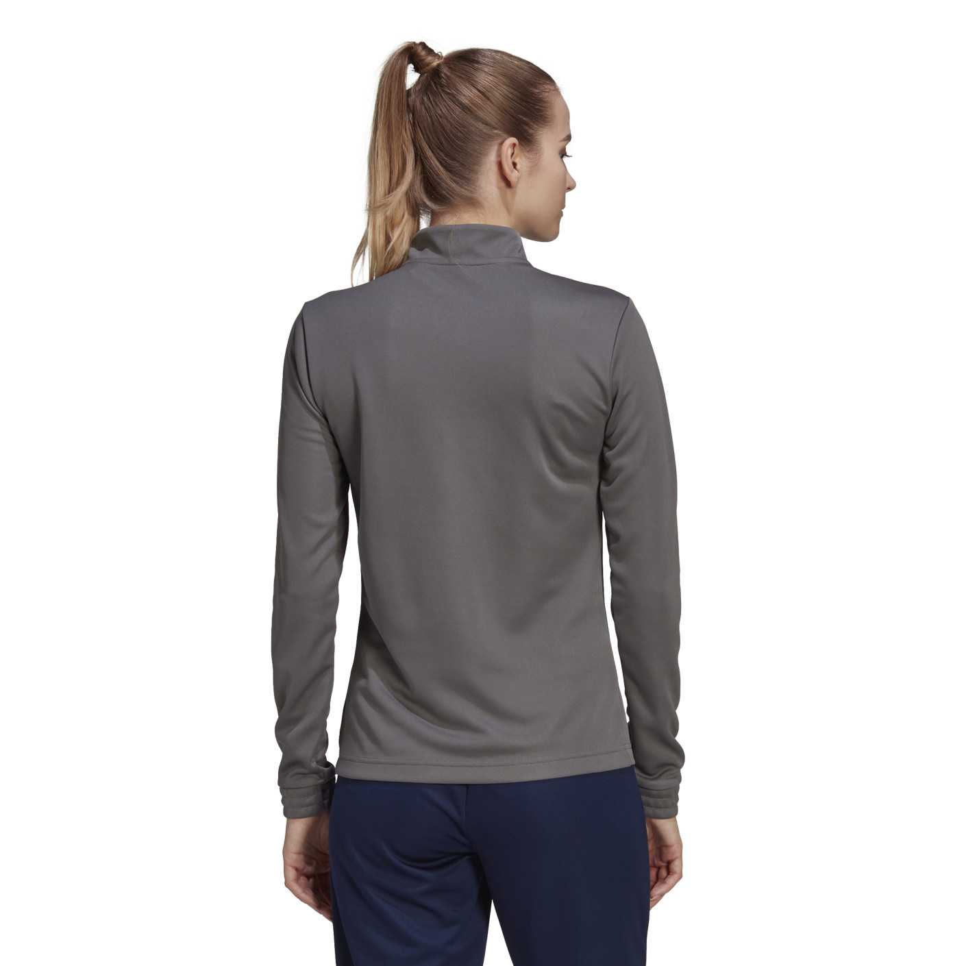 Adidas Entrada 22 Trainingstrui 1/4-Zip Dames Grijs Wit