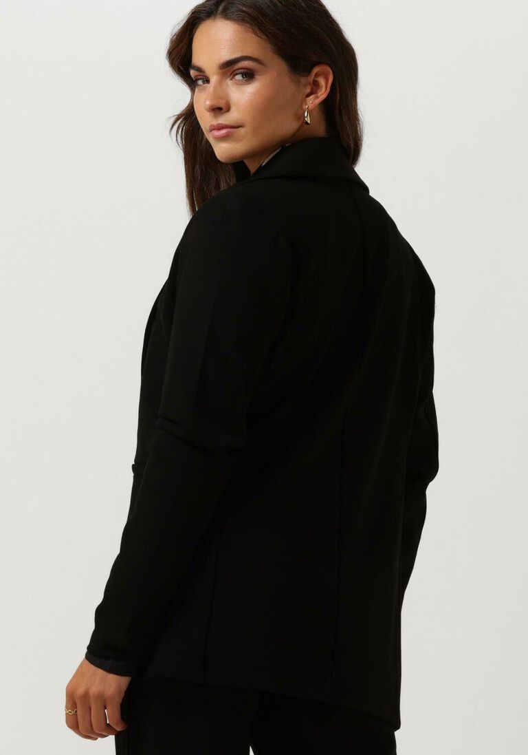 JANSEN AMSTERDAM zwarte jansen amsterdam blazer hv242 blazer with long sleeve