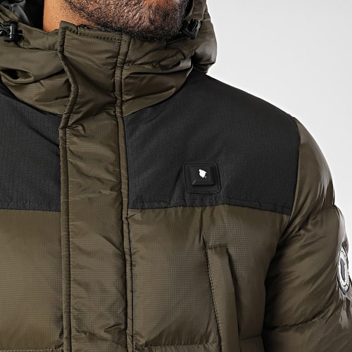 Doudoune Capuche Longue Chauffante Alaska Vert Kaki