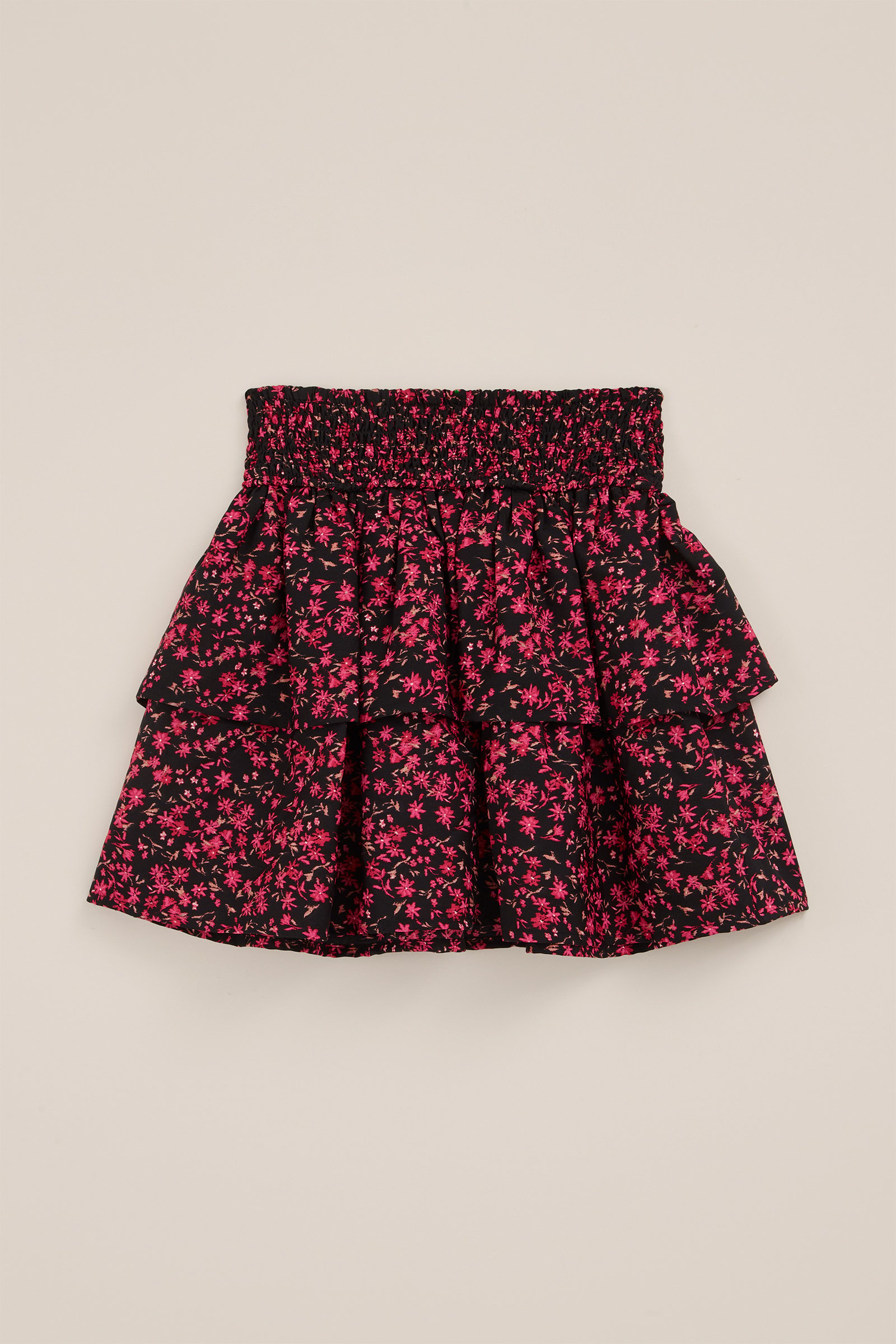 Meisjes rok met dessin WE Fashion Felroze