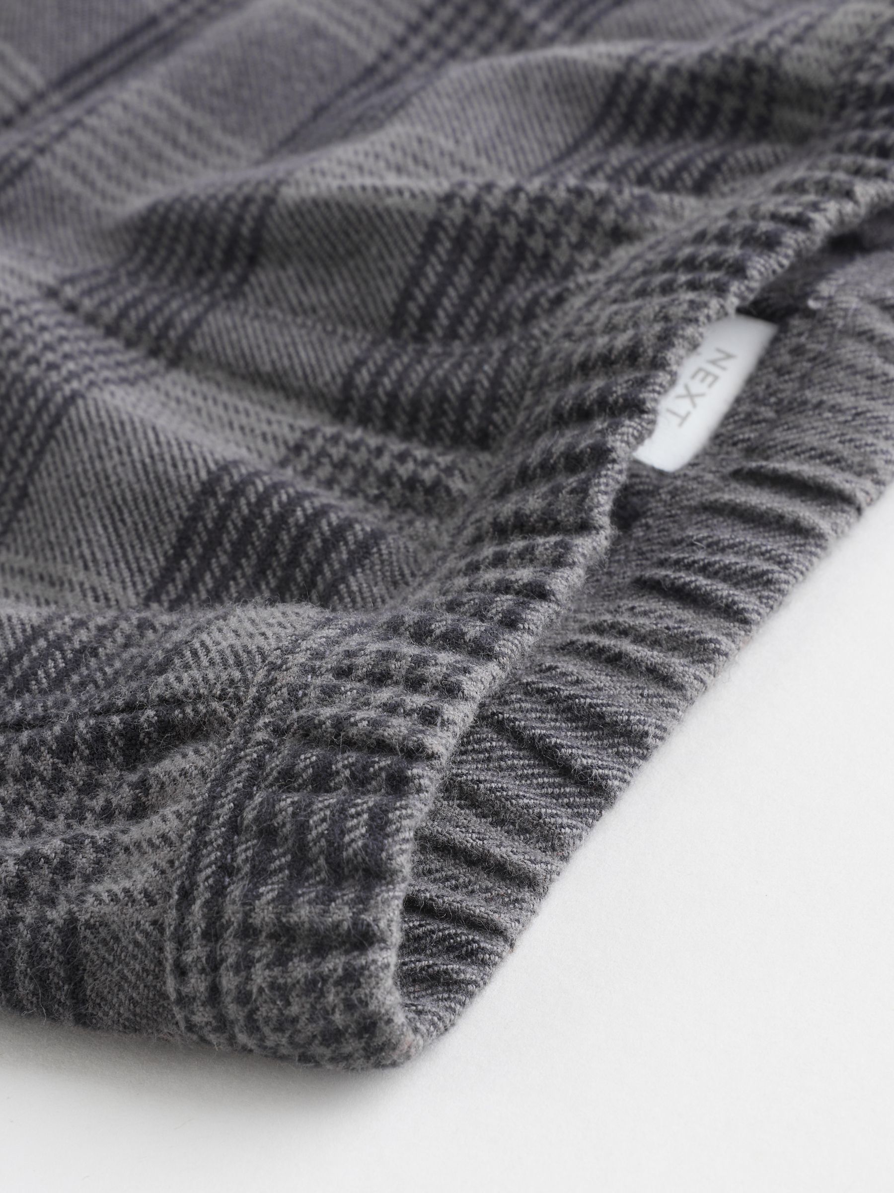 Grijs geruit - Set van babysweatshirt en broek (0mnd -2jr)