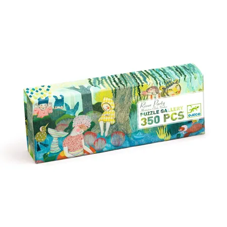 Djeco Puzzle Gallerie: River Party, 350 Teile