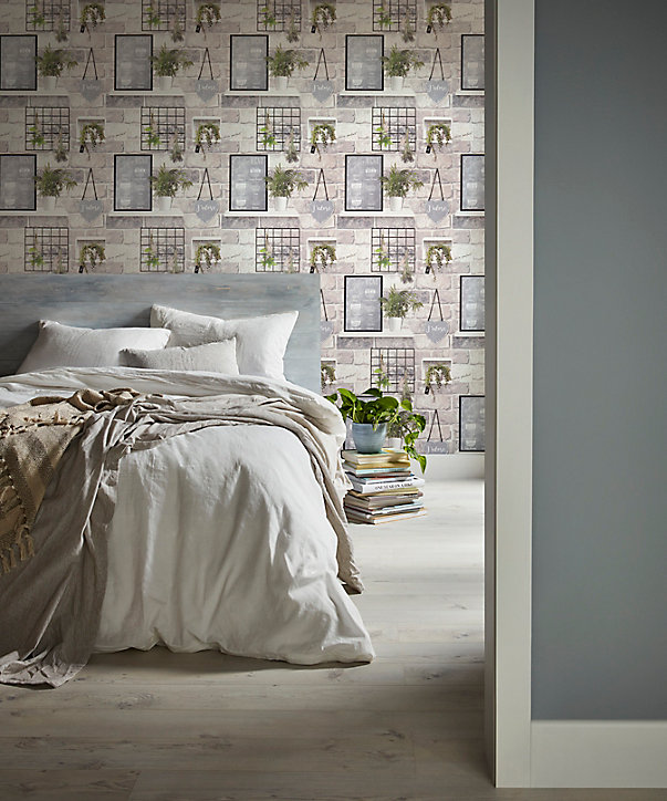 Papier peint vinyle sur intissé GoodHome Cloris multicolore