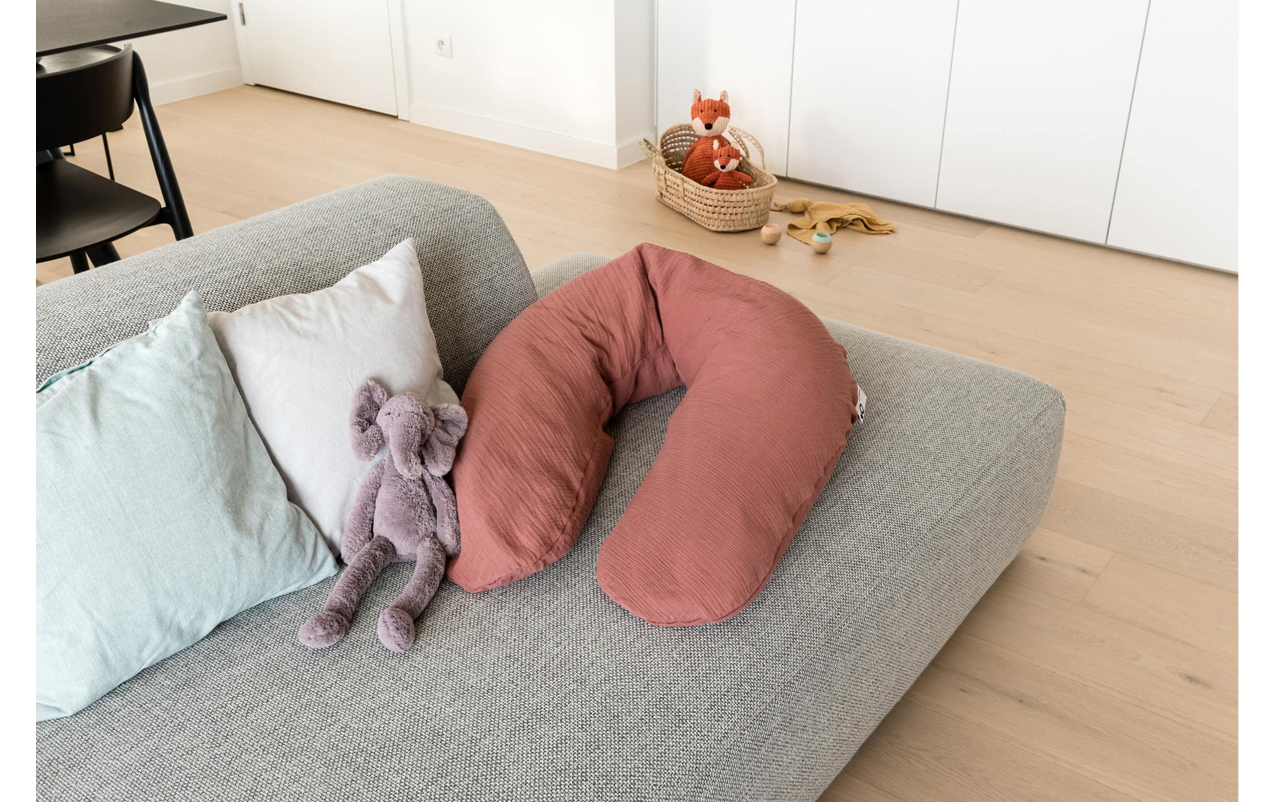Stillkissen Comfy Big KupferGrosses Multifunktionskissen mit abnehmbarem Bezug