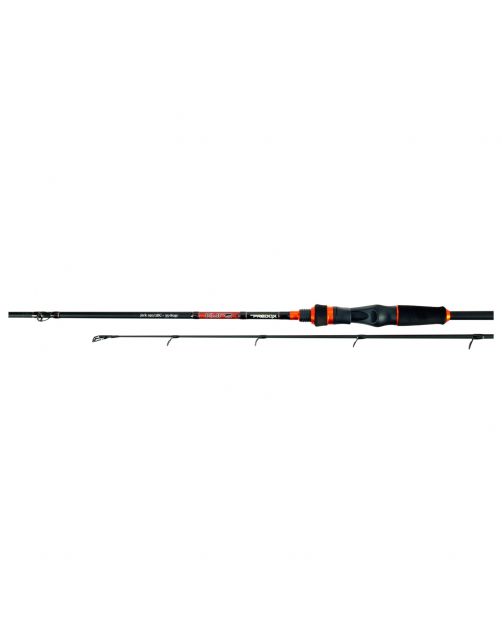 Albatros Kuro Jerk Bc 190cm 2delig - Werphengels - 100 cm Zwart Oranje Spinning 35-80g