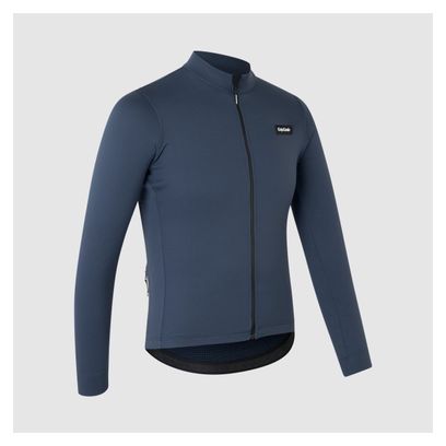 Maillot Manches Longues GripGrab Gravelin Merinotech Thermal Bleu