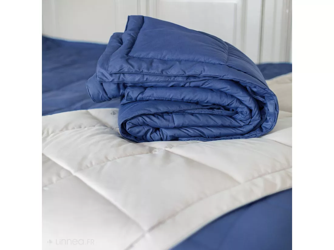 Dessus de lit polyester microfibre 240x260 cm LAZY rose gingembre