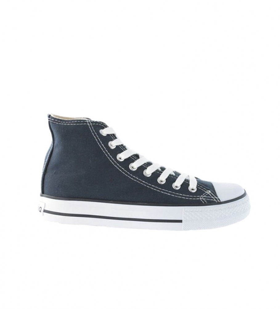 Tênis de basquete Victoria Canvas, azul marinho