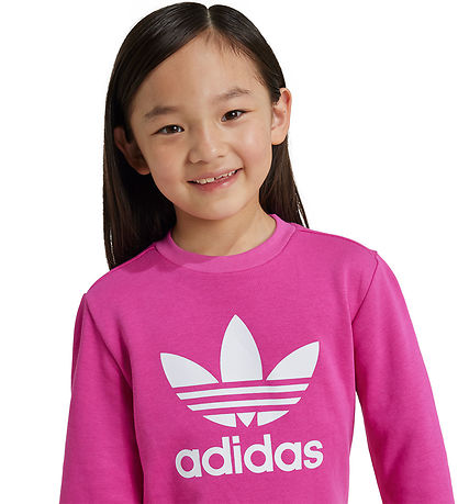 adidas Originals Sweatset - Trefoil Crew SE - Pink