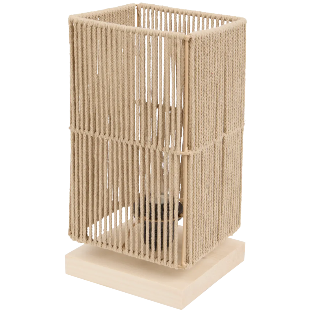 Houten tafellamp 15 x 27,5 cm | diverse kleuren