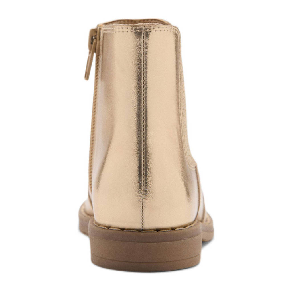 Mango Kids chelsea boots goud