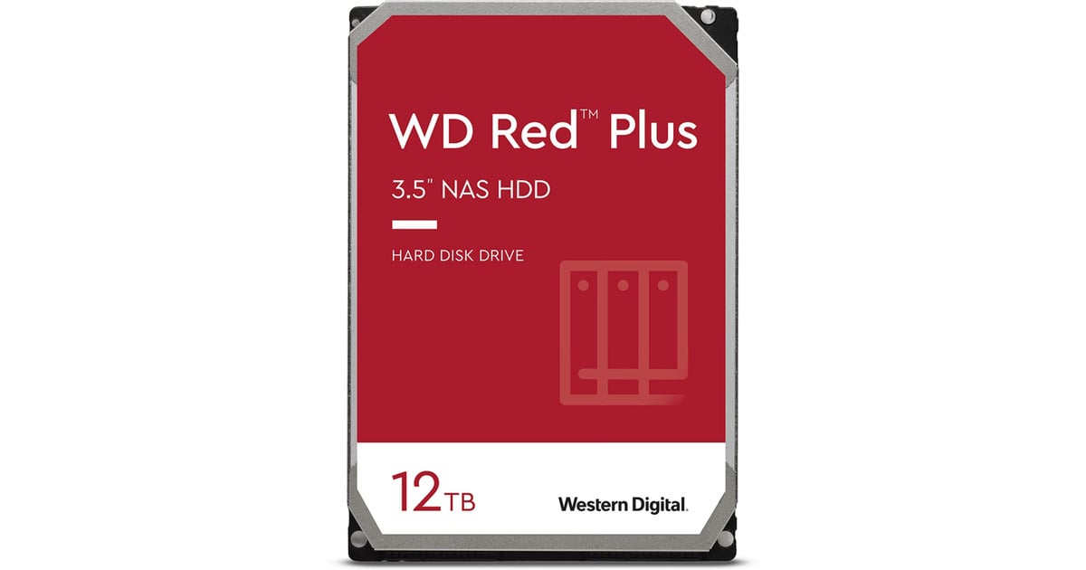 WDRed Plus 12 TB harde schijf  (WD120EFGX, SATA 600, 24/7, AF)