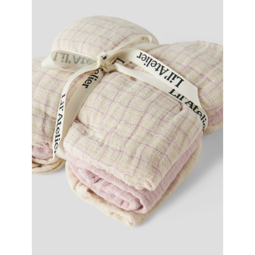 Køb Lil'Atelier Peach Whip Fergie 3-Pak Stofbleer
