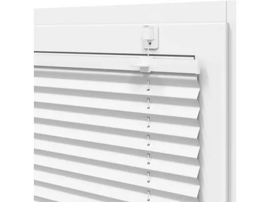 Store plissé blanc 80x100 cm largeur du tissu 79,4 cm polyester