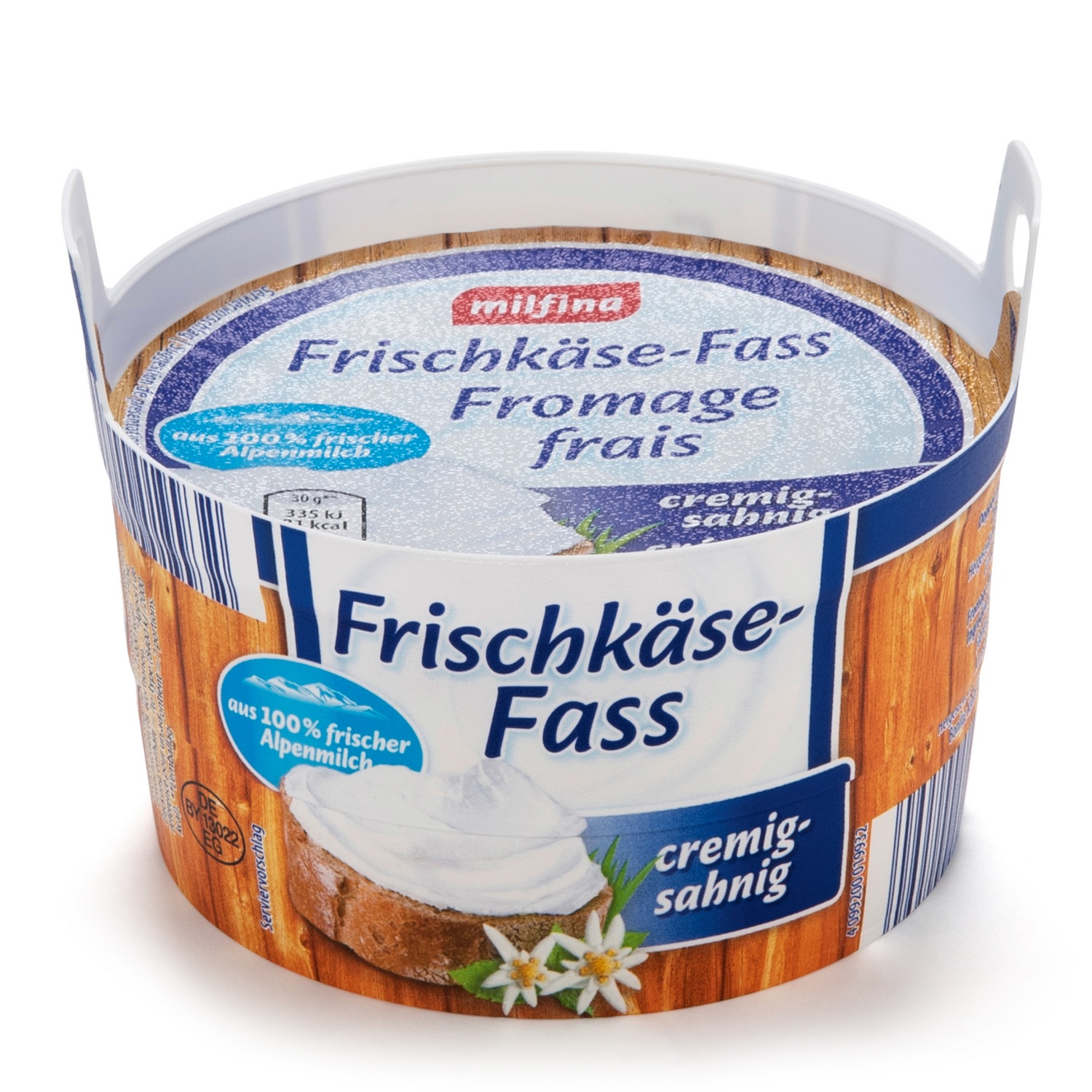 MILFINA  Frischkäsefass, Natur 20% Fett 200 g