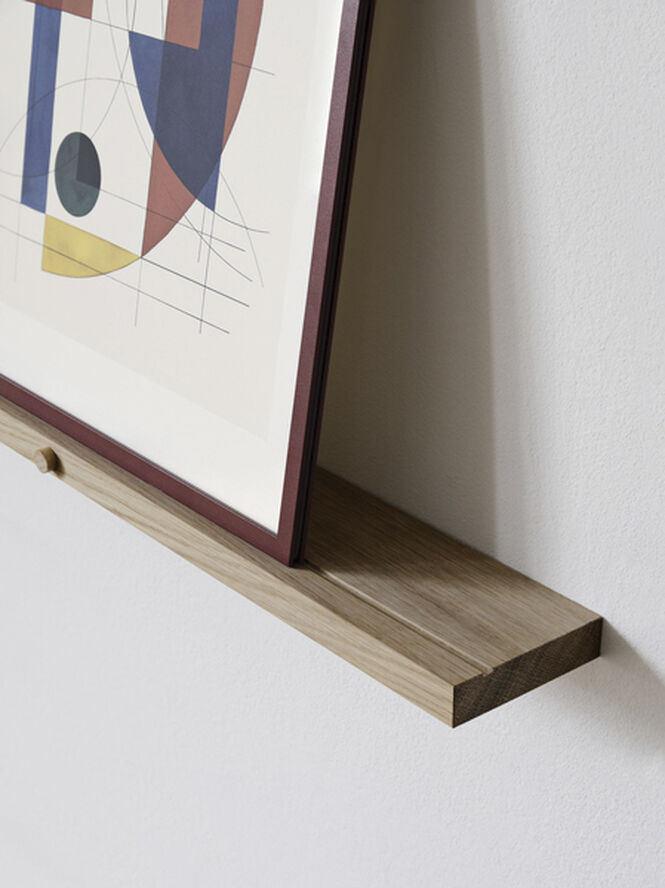 Moebe Gallery Shelf, 70, Oak 100% Oak