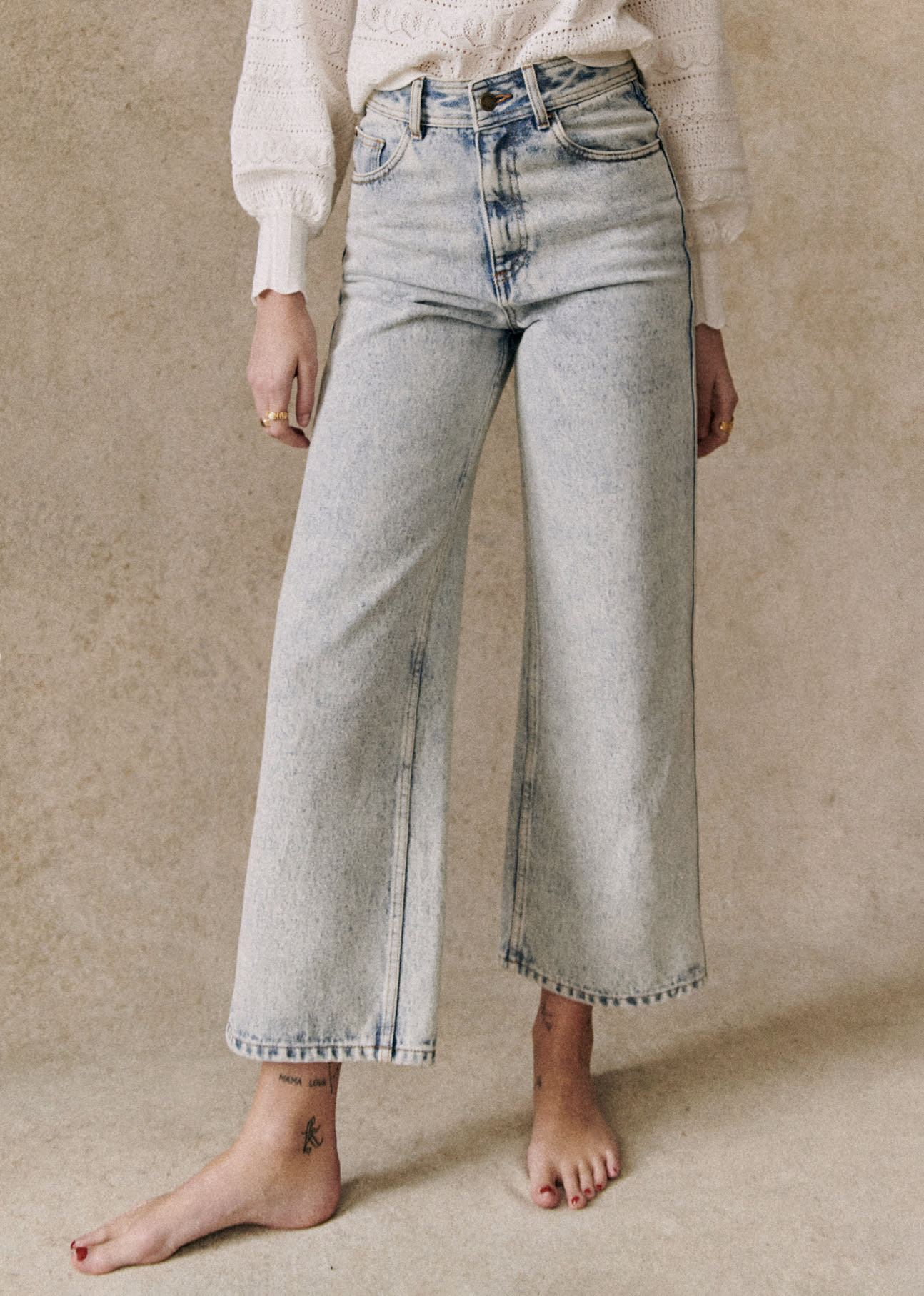 Le Crop - Edge Blue - E-SHOP/BAS Pantalons 5905616