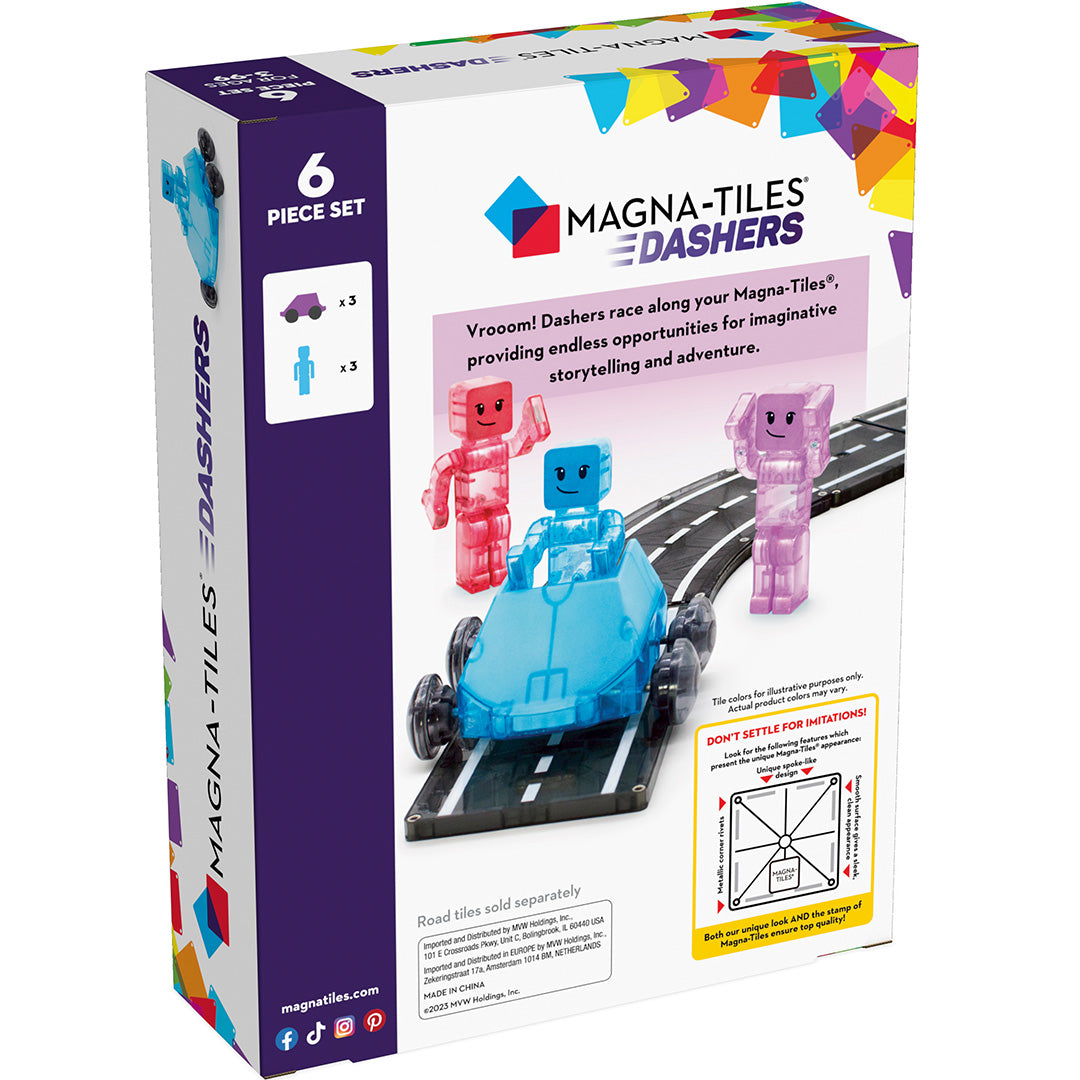 MAGNA-TILES uitbreidingsset dashers - 3st