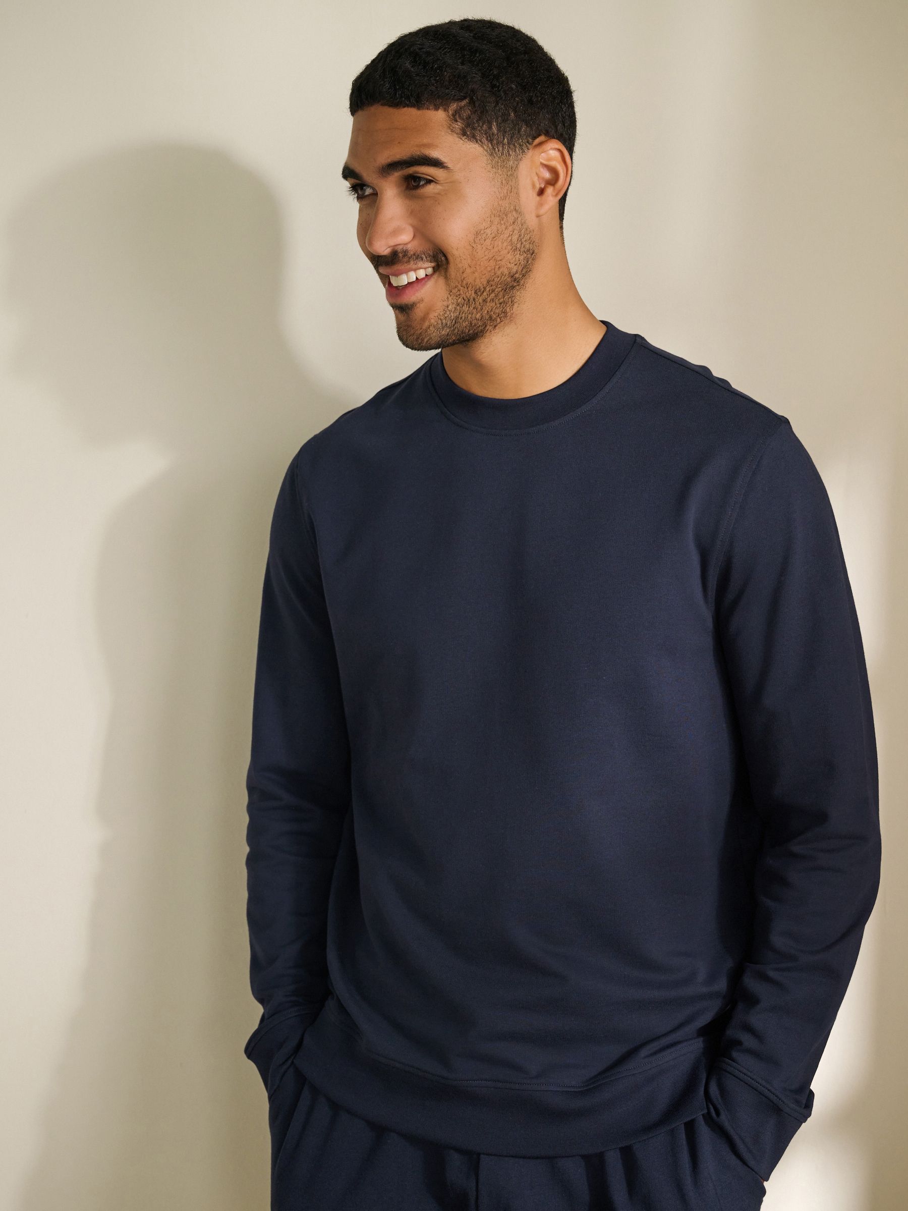Marineblauw/antraciet - Lightweight Crew Neck Sweatshirts 2 Pack
