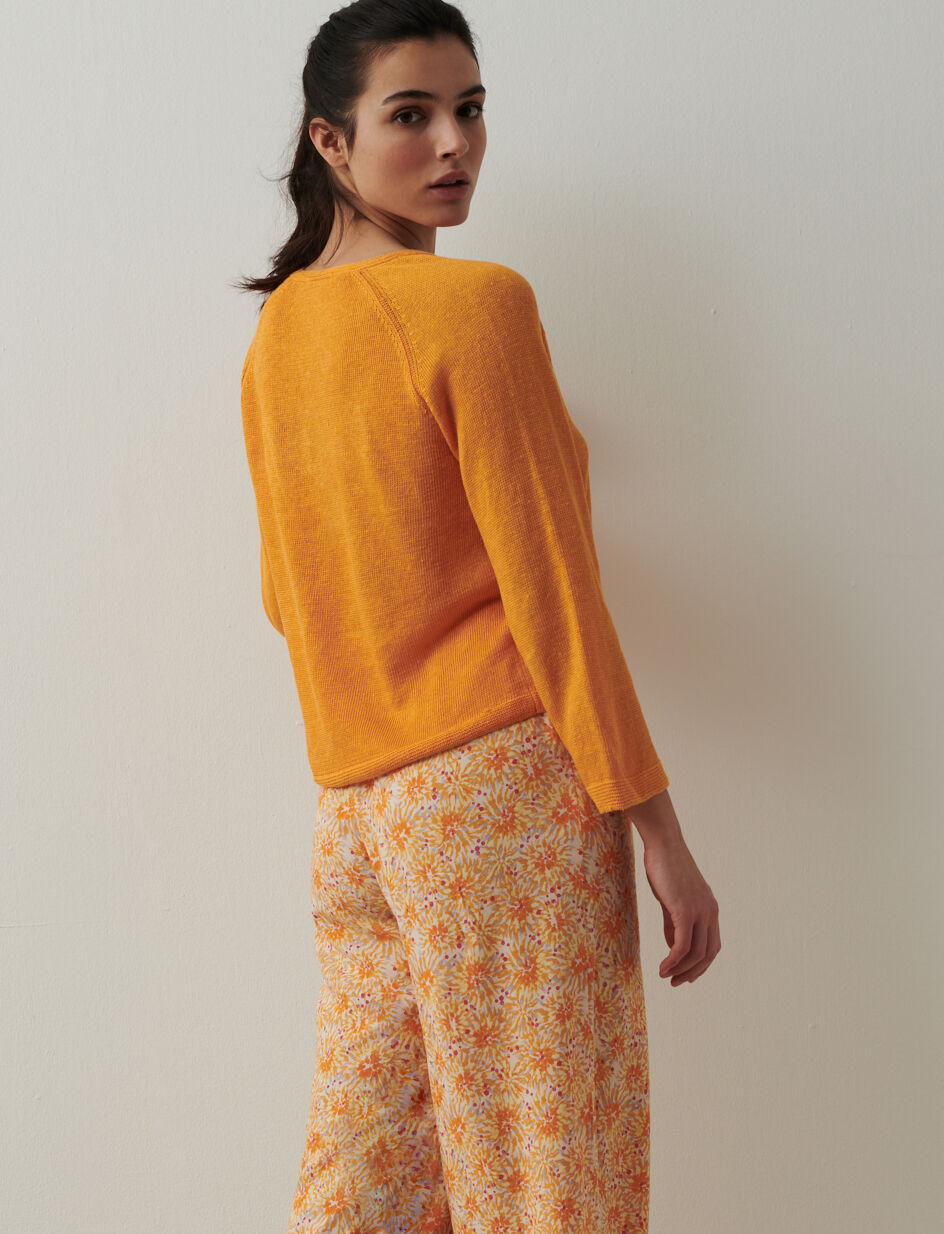 Pull - jaune soleil