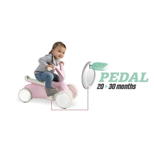 Brinquedo de pedal Berg Go2 2 em 1