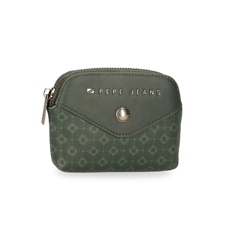 Carteira redonda Pepe Jeans Bethany, verde