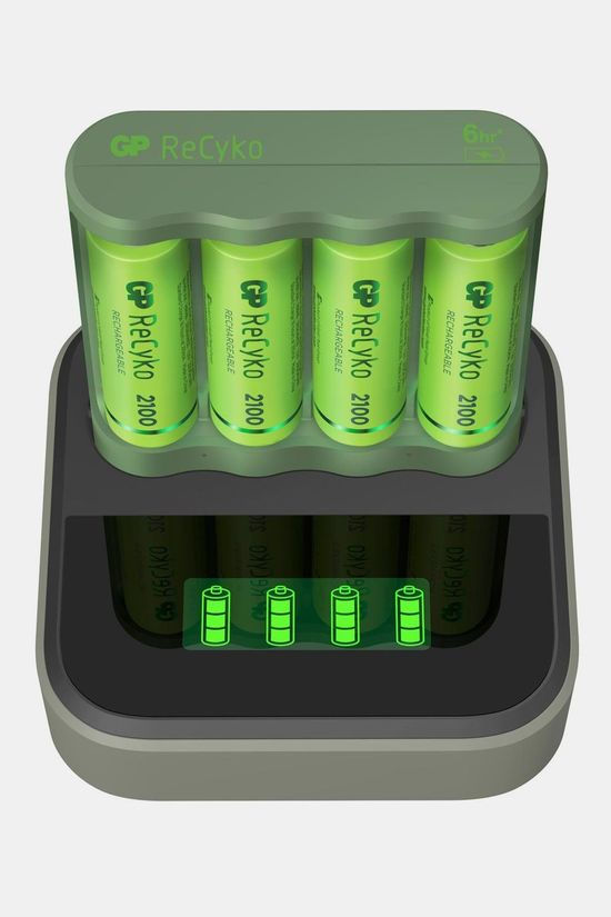 GP Batteries GP Batteries ISB Battery Charger B421 4 X Recyko AA 2100 Mah Do