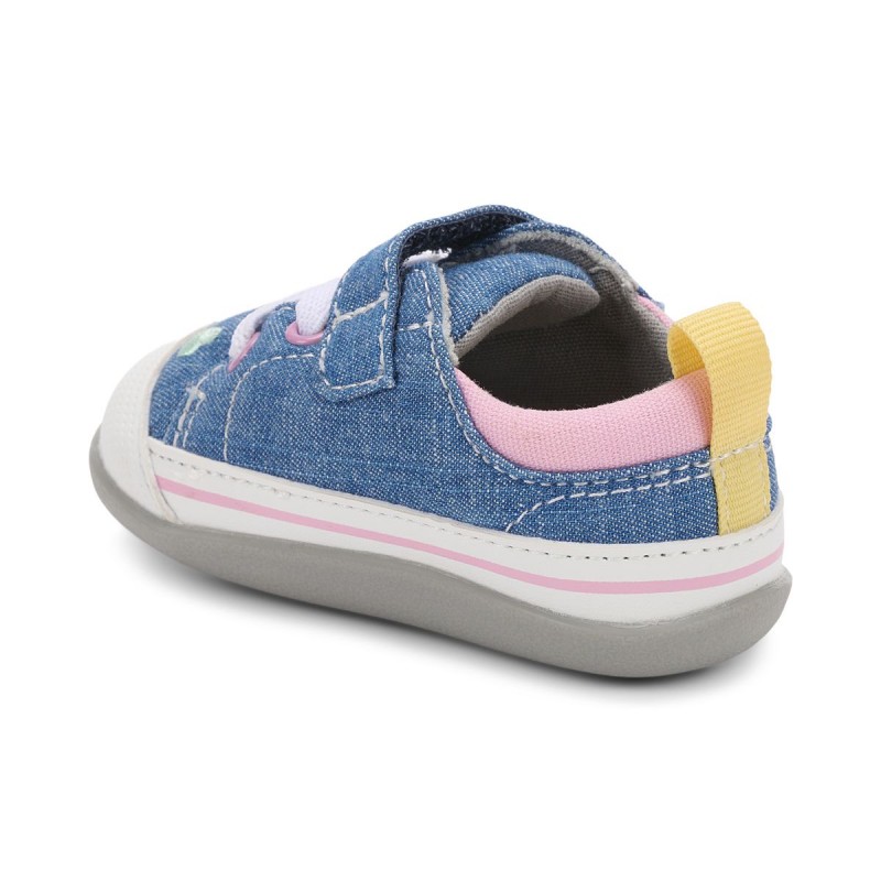 See Kai Run See Kai Run First Walker Stevie Chambray Happy