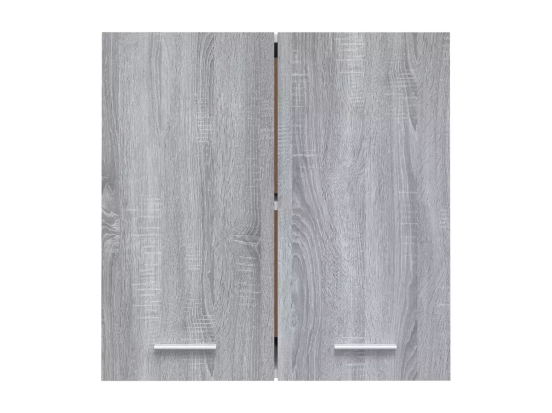 Armoire suspendue Sonoma gris 60x31x60 cm Bois d'ingénierie