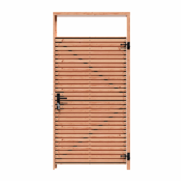 Tuindeur pakket Andalusië douglas hout horizontaal 180 x 99 cm