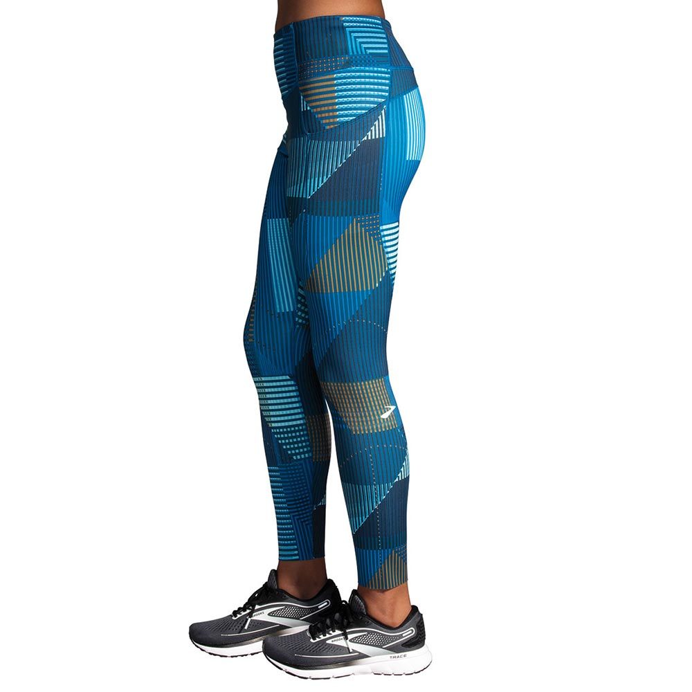 Brooks Method Hardloopbroek 7/8 Blauw/Grijs Dames