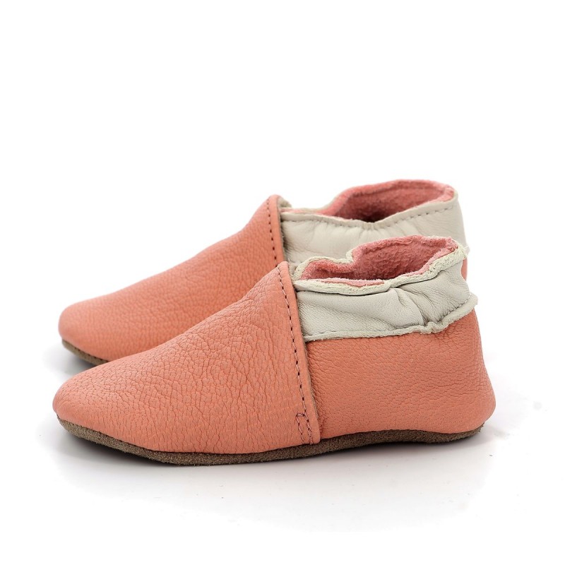 Robeez Robeez Chaussons Coddle Baby Rose Corail