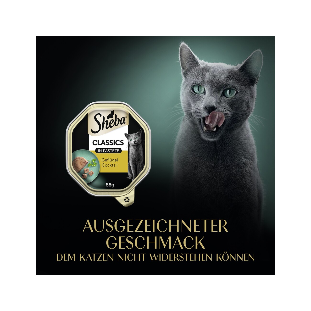 Sheba Classics in Pastete 22x85g Geflügel Cocktail