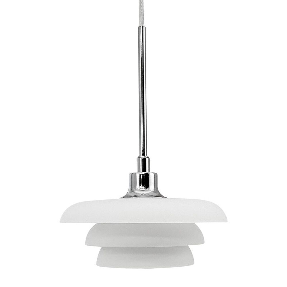 TAKLAMPE DYBERG LARSEN AVA 20CM OPAL/KROM