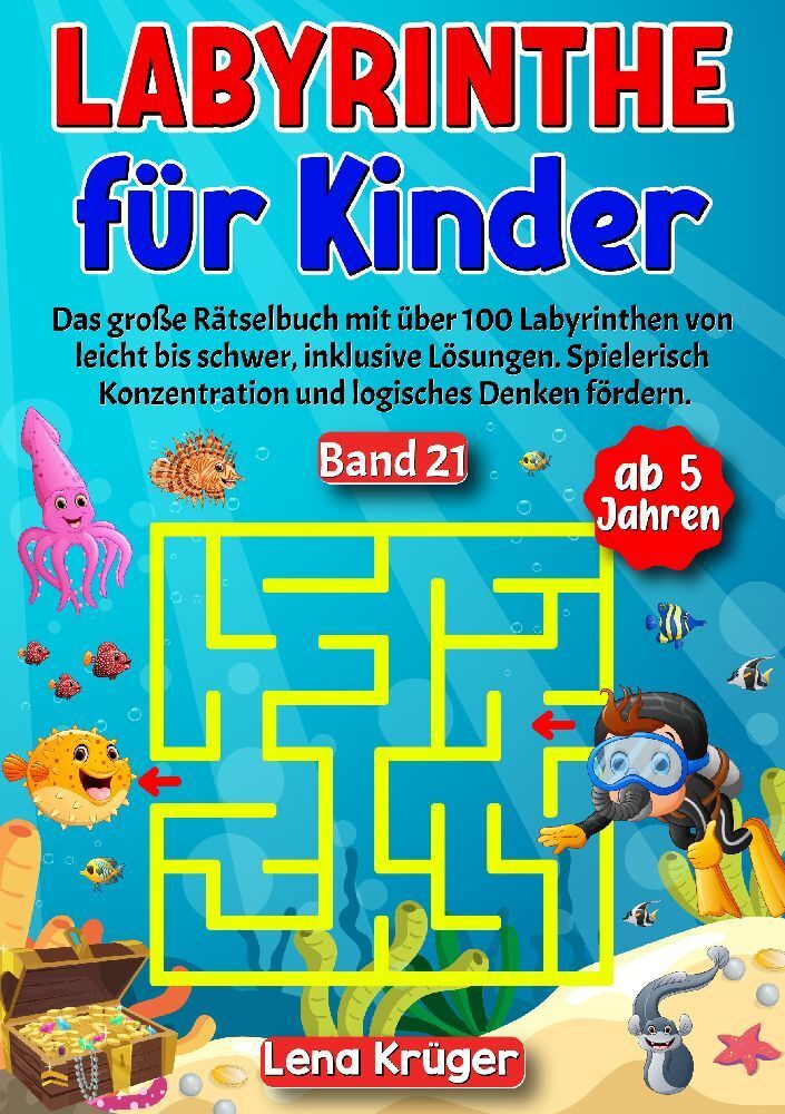 Labyrinthe für Kinder ab 5 Jahren - Band 21