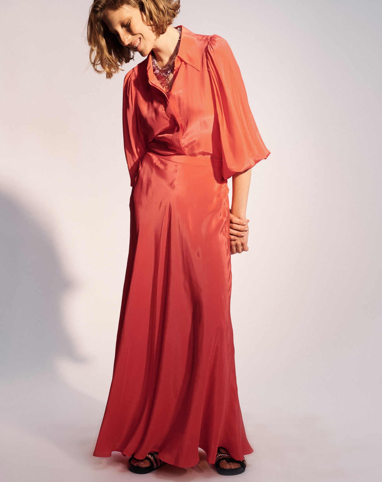 Stella Forest Jupe longue Sorella corail