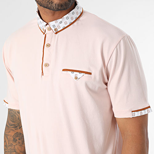 Polo Manches Courtes Rose