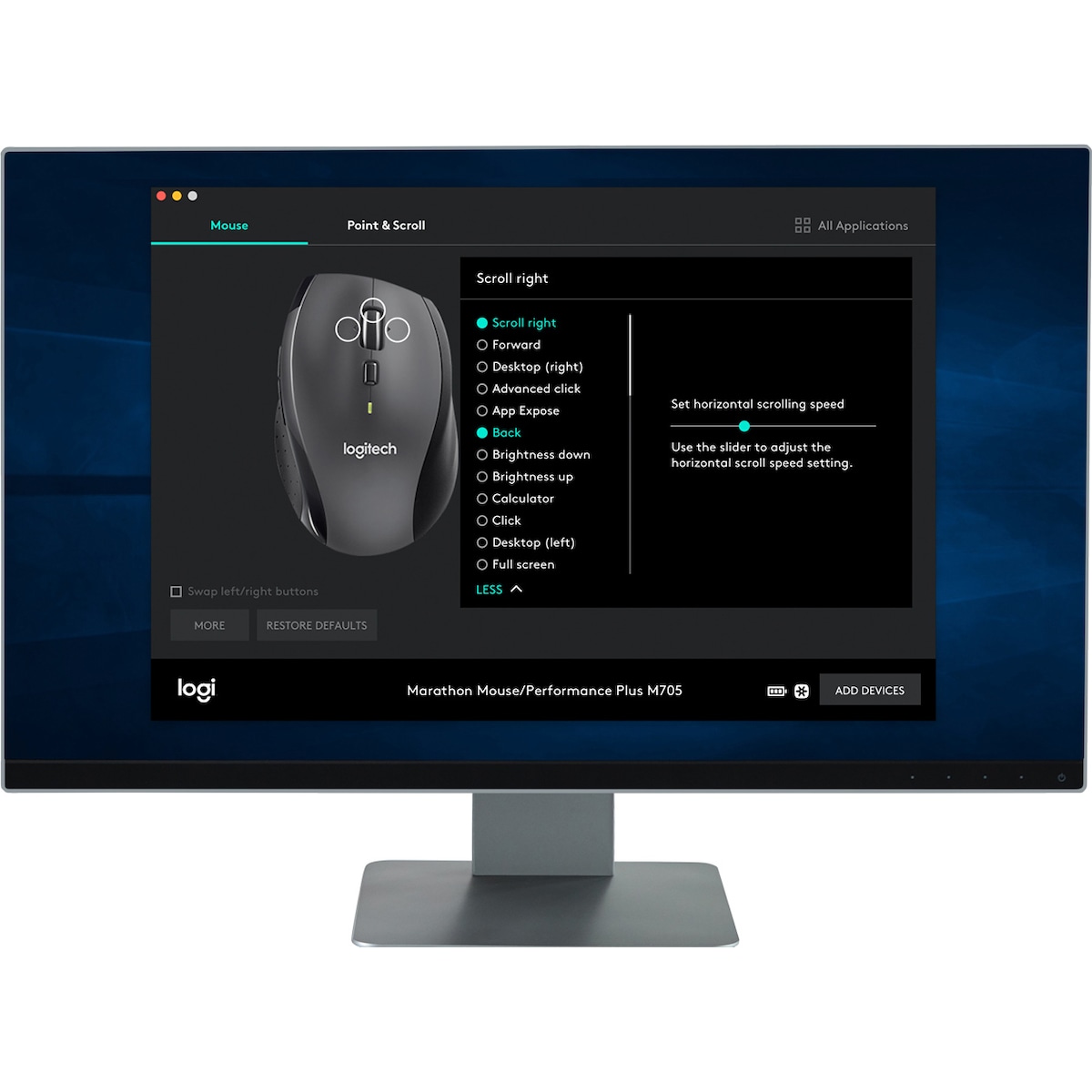 Logitech Marathon M705 trådløs mus
