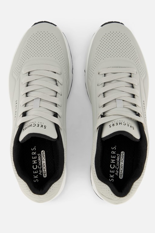 Skechers Uno Stand On Air Sneakers grijs Leer