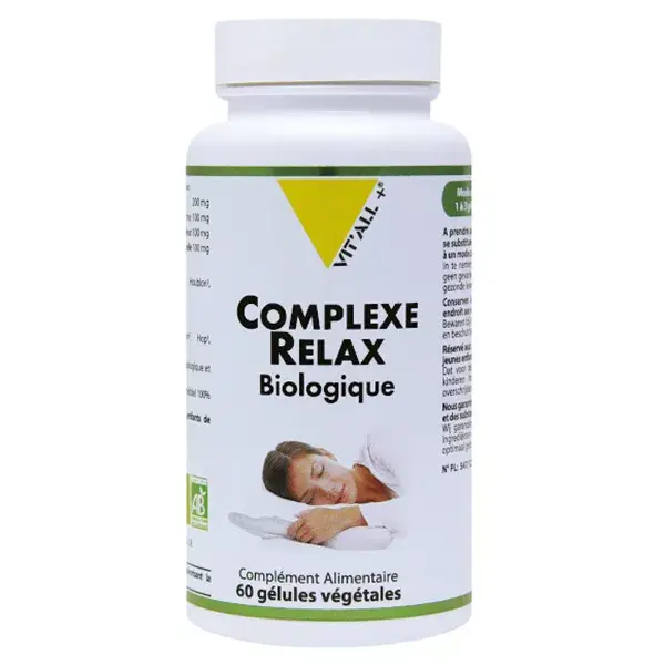 Vit'all+ Complexo Relaxante Orgânico 60 cápsulas vegetais